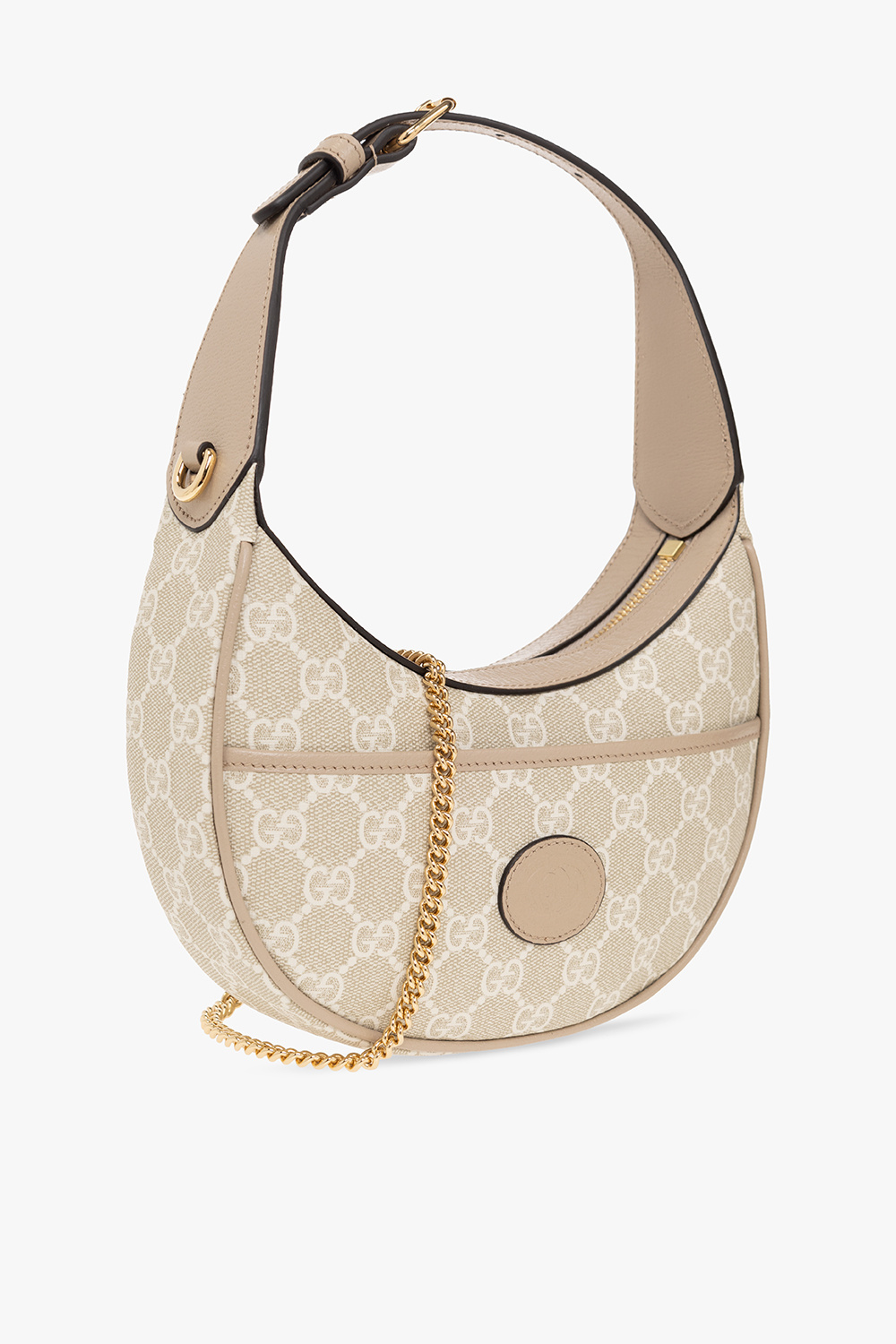 Gucci canvas hobo online shoulder bag